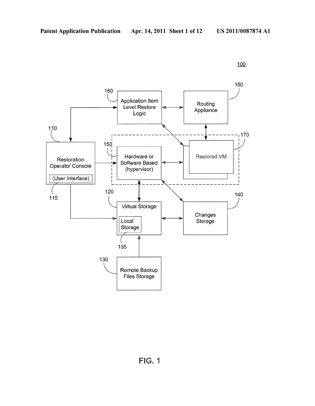 ITEM-LEVEL RESTORATION AND VERIFICATION OF IMAGE LEVEL BACKUPS - diagram, schematic, and image 02