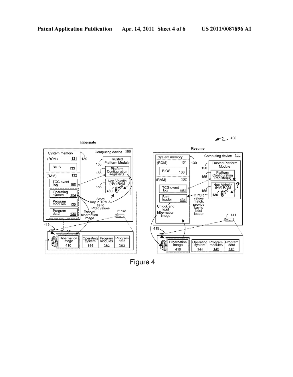 SECURE STORAGE OF TEMPORARY SECRETS - diagram, schematic, and image 05