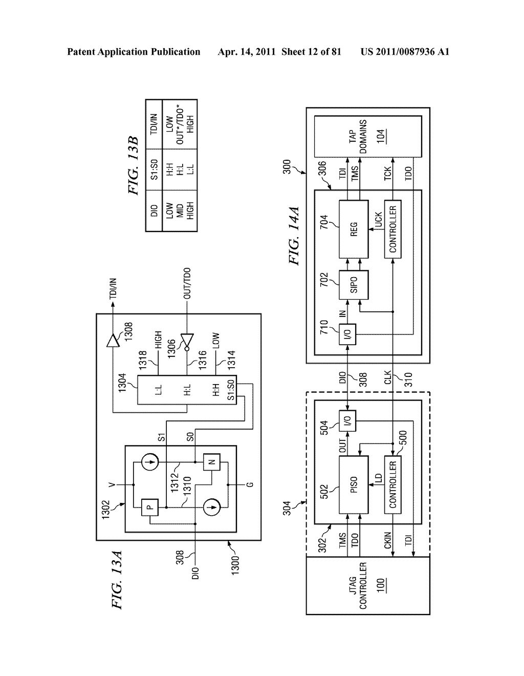 SELECTABLE JTAG OR TRACE ACCESS WITH DATA STORE AND OUTPUT - diagram, schematic, and image 13