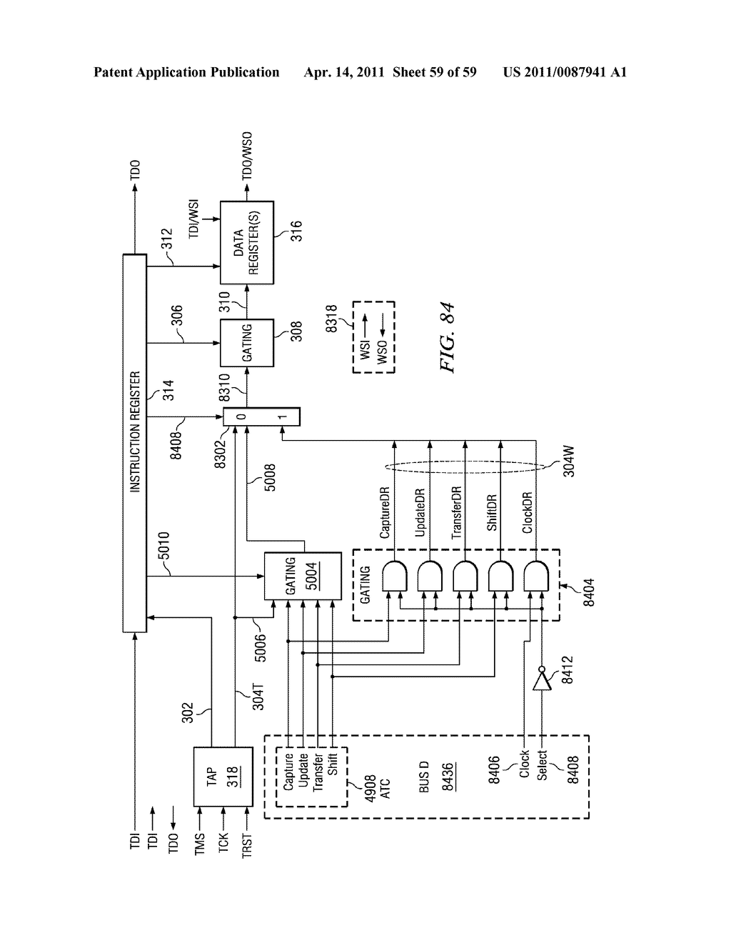 IEEE 1149.1 AND P1500 TEST INTERFACES COMBINED CIRCUITS AND PROCESSES - diagram, schematic, and image 60