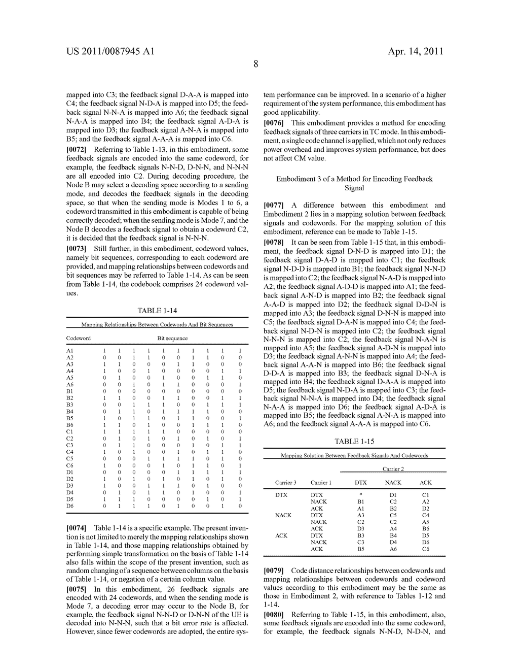 METHOD AND APPARATUS FOR ENCODING FEEDBACK SIGNAL - diagram, schematic, and image 10