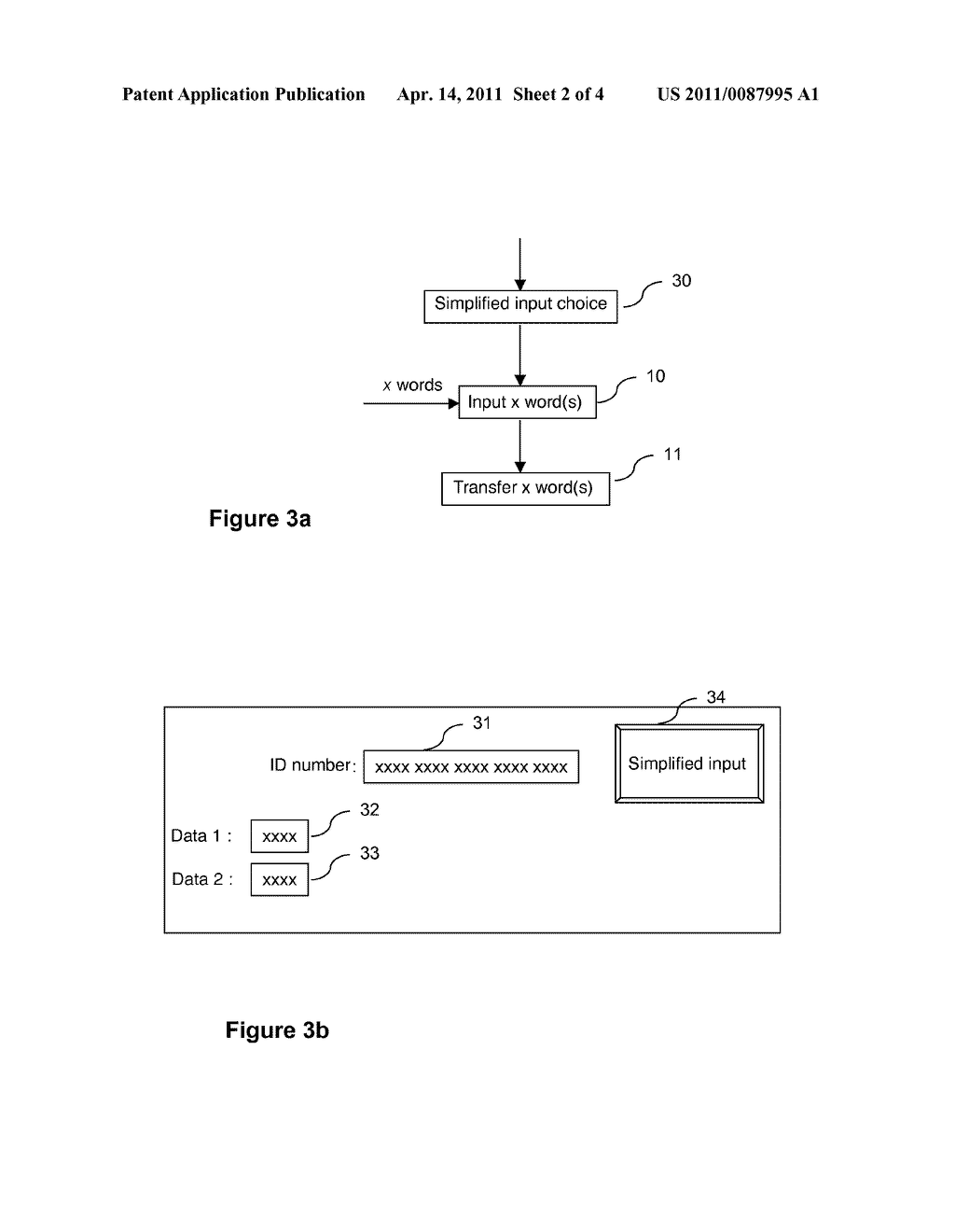 METHOD FOR SIMPLIFYING THE INPUT, BY A USER, OF A VERY LONG NUMERICAL SEQUENCE, AND CORRESPONDING DEVICE AND COMPUTER PROGRAM PRODUCT - diagram, schematic, and image 03