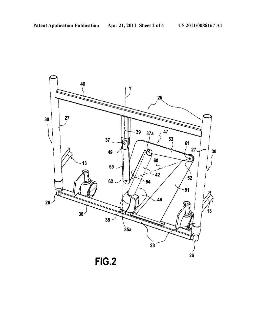 HOSPITAL BED WITH ADJUSTABLE SLEEPING SURFACE - diagram, schematic, and image 03