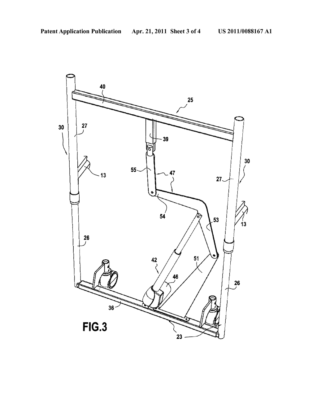 HOSPITAL BED WITH ADJUSTABLE SLEEPING SURFACE - diagram, schematic, and image 04