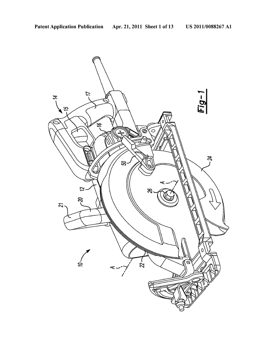 Worm Drive Saw - diagram, schematic, and image 02