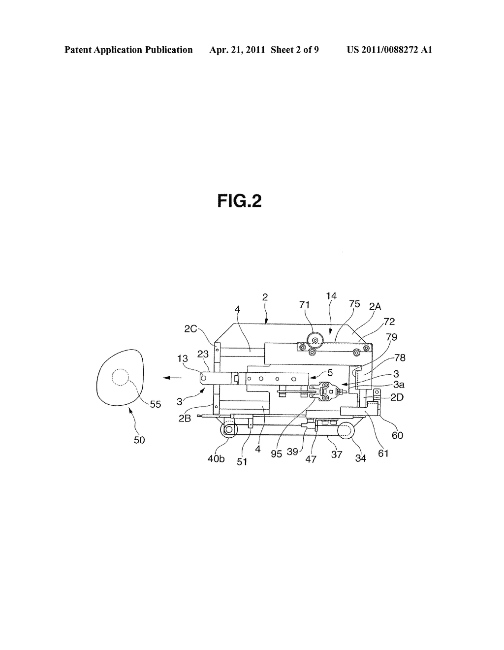 APPARATUS AND METHOD FOR MEASURING BEVEL PERIMETER OF SPECTACLE LENS - diagram, schematic, and image 03