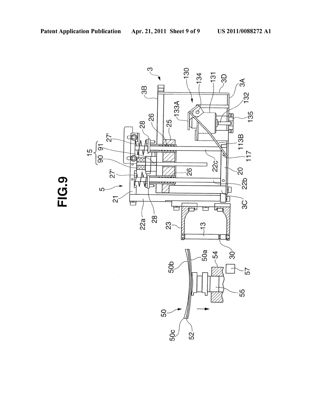 APPARATUS AND METHOD FOR MEASURING BEVEL PERIMETER OF SPECTACLE LENS - diagram, schematic, and image 10