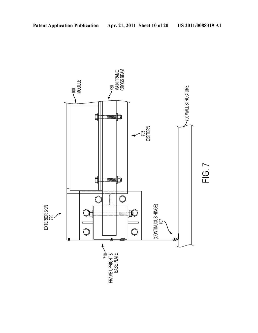 GREEN WALL PLANTING MODULE, SUPPORT STRUCTURE AND IRRIGATION CONTROL SYSTEM - diagram, schematic, and image 11