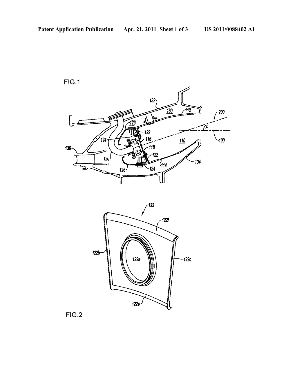 ANNULAR COMBUSTION CHAMBER FOR A GAS TURBINE ENGINE - diagram, schematic, and image 02