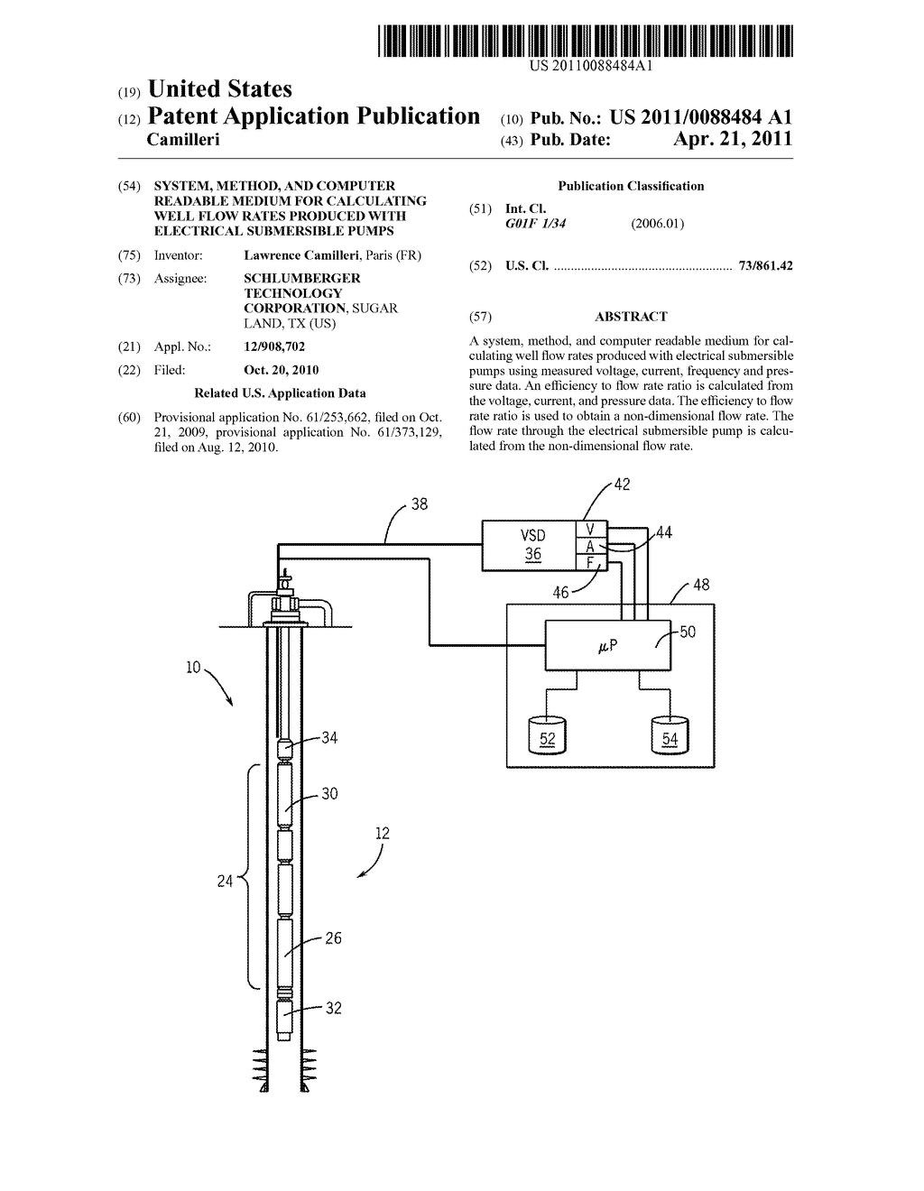 SYSTEM, METHOD, AND COMPUTER READABLE MEDIUM FOR CALCULATING WELL FLOW RATES PRODUCED WITH ELECTRICAL SUBMERSIBLE PUMPS - diagram, schematic, and image 01