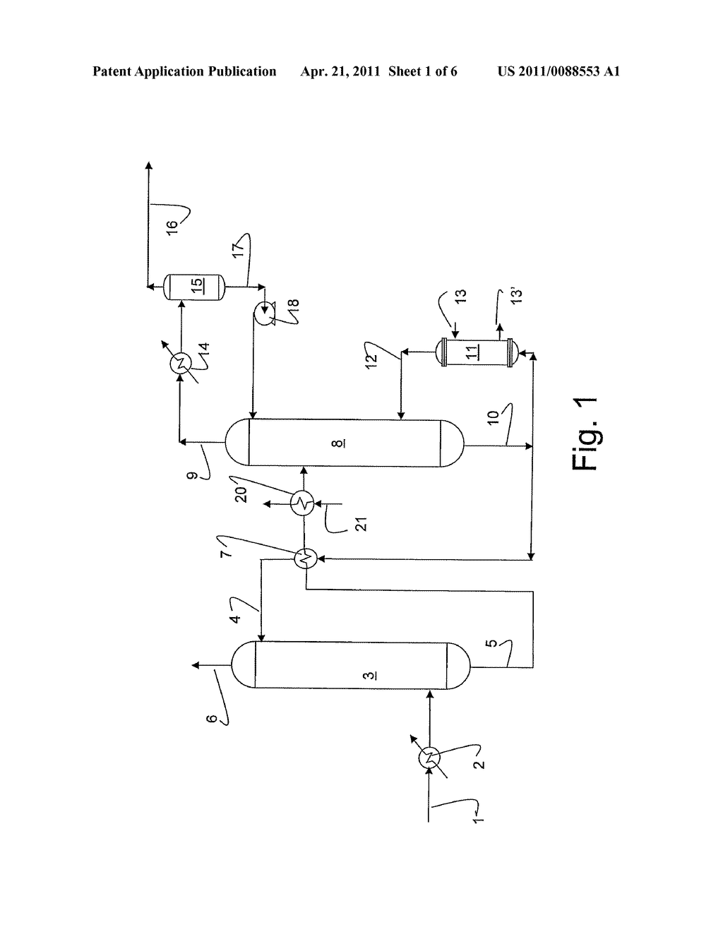 METHOD FOR REGENERATION OF ABSORBENT - diagram, schematic, and image 02