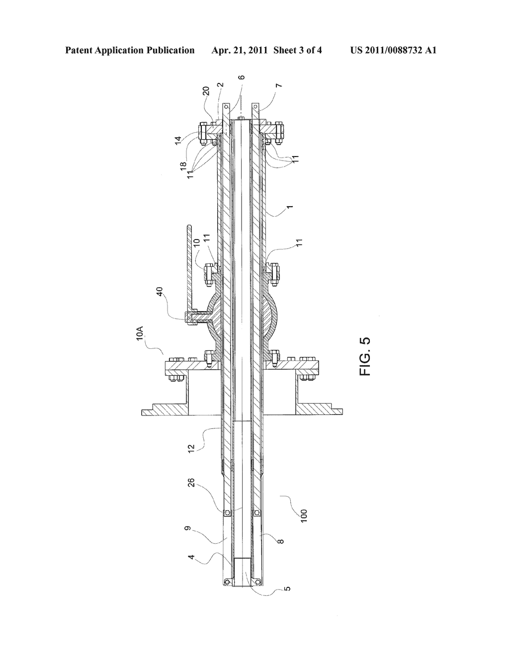 FLEXIBLE TANK CLEANING APPARATUS WITH CONTROL LINKAGE - diagram, schematic, and image 04