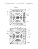 WEATHER-RESISTANT UMBRELLA OR PARASOL HAVING EXTENSIBLE COMPARTMENTED AND INDEPENDENT OPENINGS diagram and image