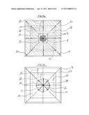 WEATHER-RESISTANT UMBRELLA OR PARASOL HAVING EXTENSIBLE COMPARTMENTED AND INDEPENDENT OPENINGS diagram and image