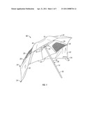 PORTABLE SUN AND WEATHER SHELTER diagram and image