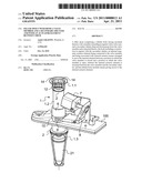 FILLER SPOUT WITH BOTH A VALVE MEMBER AND A SECONDARY SHUTTER AND WITH AN ACTUATOR ELEMENT BETWEEN THEM diagram and image