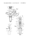 FILLER SPOUT WITH BOTH A VALVE MEMBER AND A SECONDARY SHUTTER AND WITH AN ACTUATOR ELEMENT BETWEEN THEM diagram and image