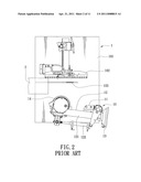 ROTARY TYPE FEEDING DEVICE FOR WOODWORKING MACHINE diagram and image