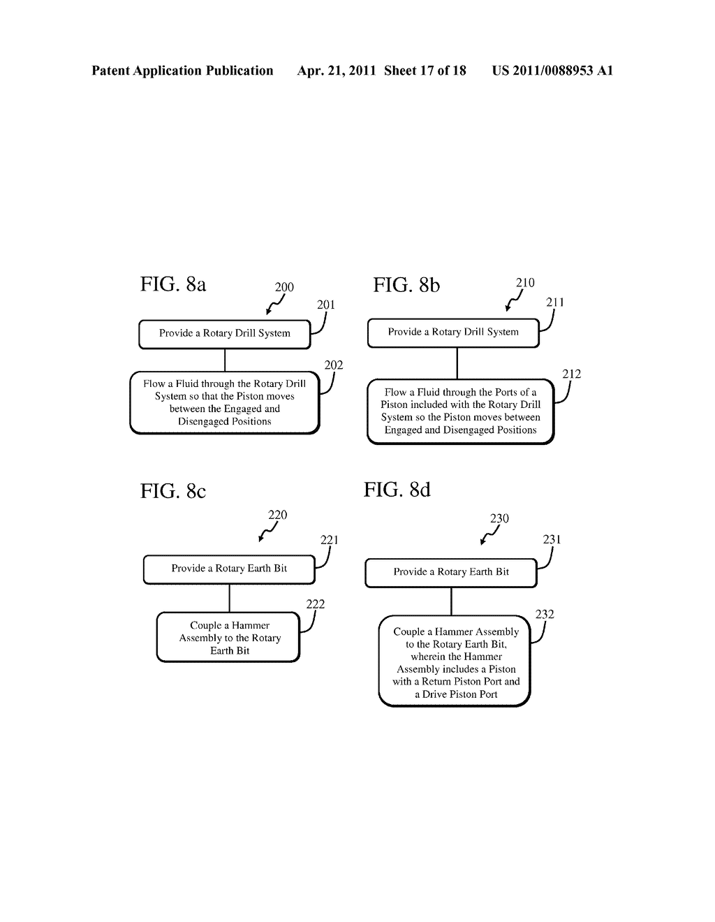 PERCUSSION ASSISTED ROTARY EARTH BIT AND METHOD OF OPERATING THE SAME - diagram, schematic, and image 18