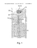 METHOD AND DEVICE FOR PRODUCING A SUPPORT BELT FOR AN ELEVATOR INSTALLATION diagram and image