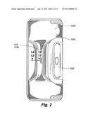 LUGGAGE PANEL WITH INTEGRATED CARRY HANDLE FOR SOFT-SIDE TYPE LUGGAGE CASES diagram and image