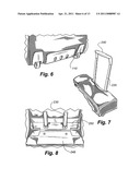 LUGGAGE PANEL WITH INTEGRATED CARRY HANDLE FOR SOFT-SIDE TYPE LUGGAGE CASES diagram and image