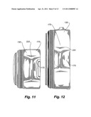 LUGGAGE PANEL WITH INTEGRATED CARRY HANDLE FOR SOFT-SIDE TYPE LUGGAGE CASES diagram and image