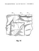 LUGGAGE PANEL WITH INTEGRATED CARRY HANDLE FOR SOFT-SIDE TYPE LUGGAGE CASES diagram and image