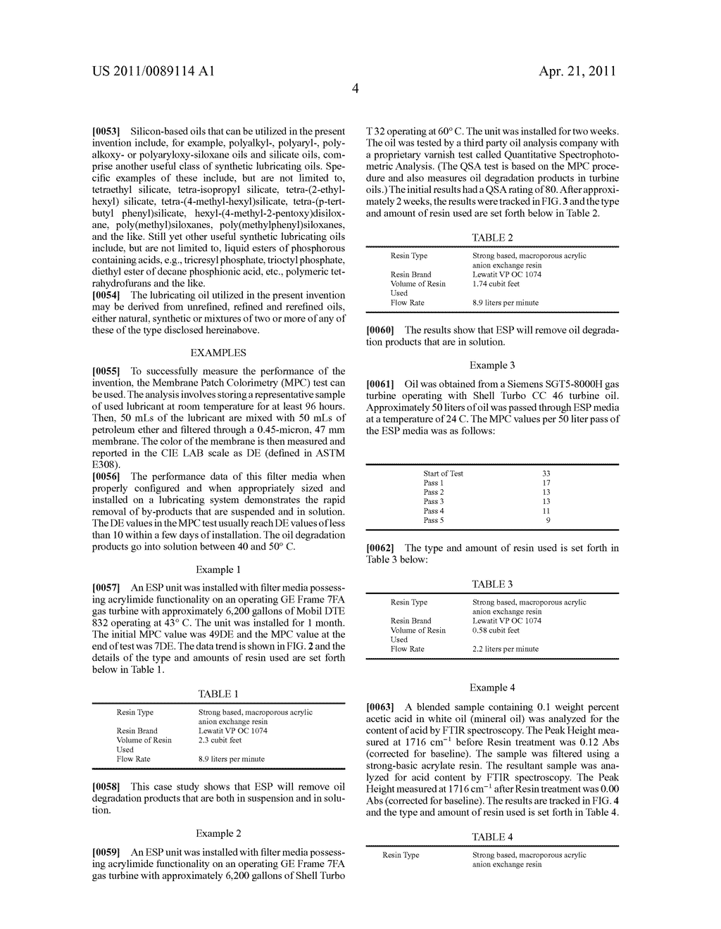 PROCESS FOR ABSORBING AND ADSORBING OIL DEGRADATION PRODUCTS FROM LUBRICATING OILS - diagram, schematic, and image 08