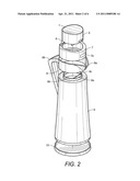THERMOS WITH TWO CHAMBERS diagram and image