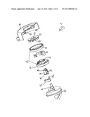 SAFETY BELT RETRACTOR WITH CUTOFF OF ITS BELT-WEBBING-SENSITIVE AND ITS VEHICLE-SENSITIVE CONTROL SYSTEM diagram and image