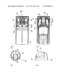 SANITARY FITTING WITH A DISPLACEABLY MOUNTED ACTUATING LEVER diagram and image