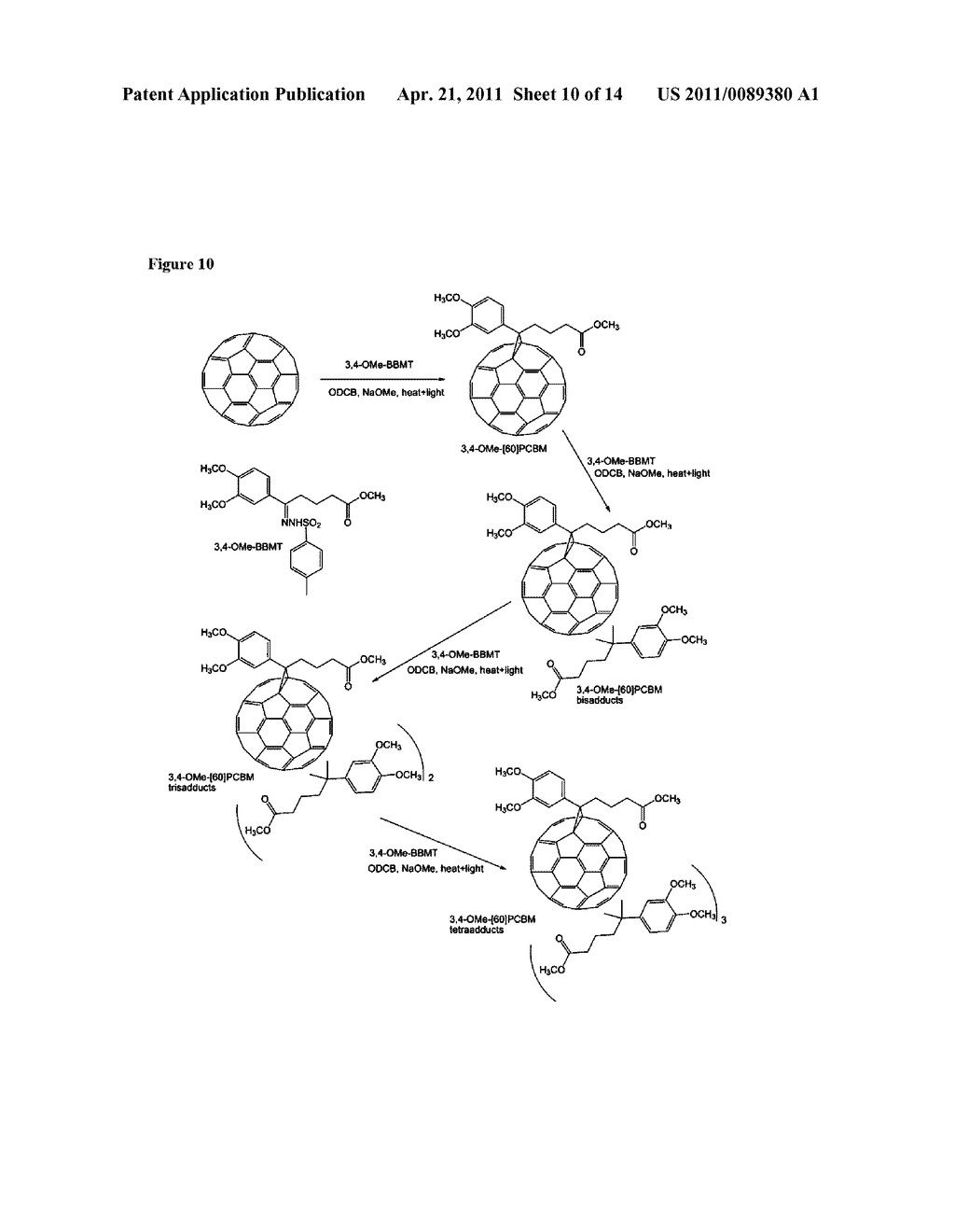 Fullerene Multi-Adduct Compositions - diagram, schematic, and image 11