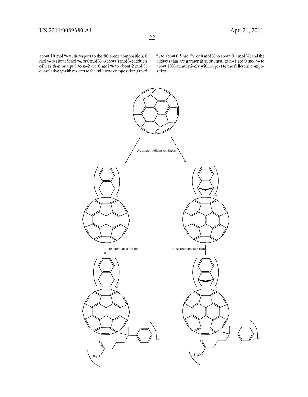 Fullerene Multi-Adduct Compositions - diagram, schematic, and image 37