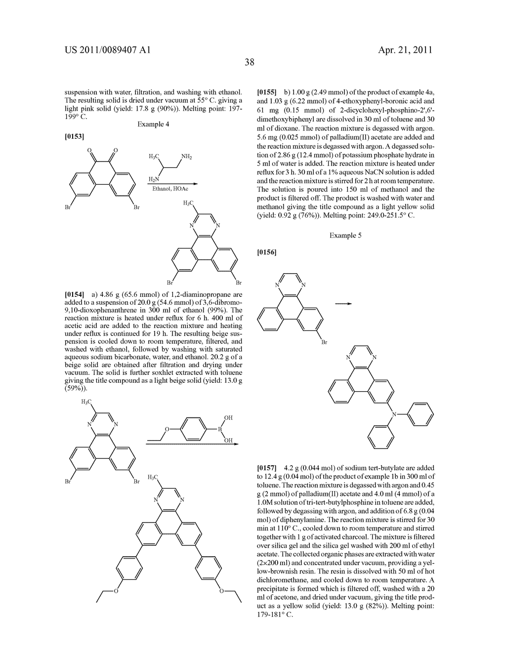 ELECTROLUMINISCENT METAL COMPLEXES WITH DIBENZO[F,H] QUINOXALINES - diagram, schematic, and image 39