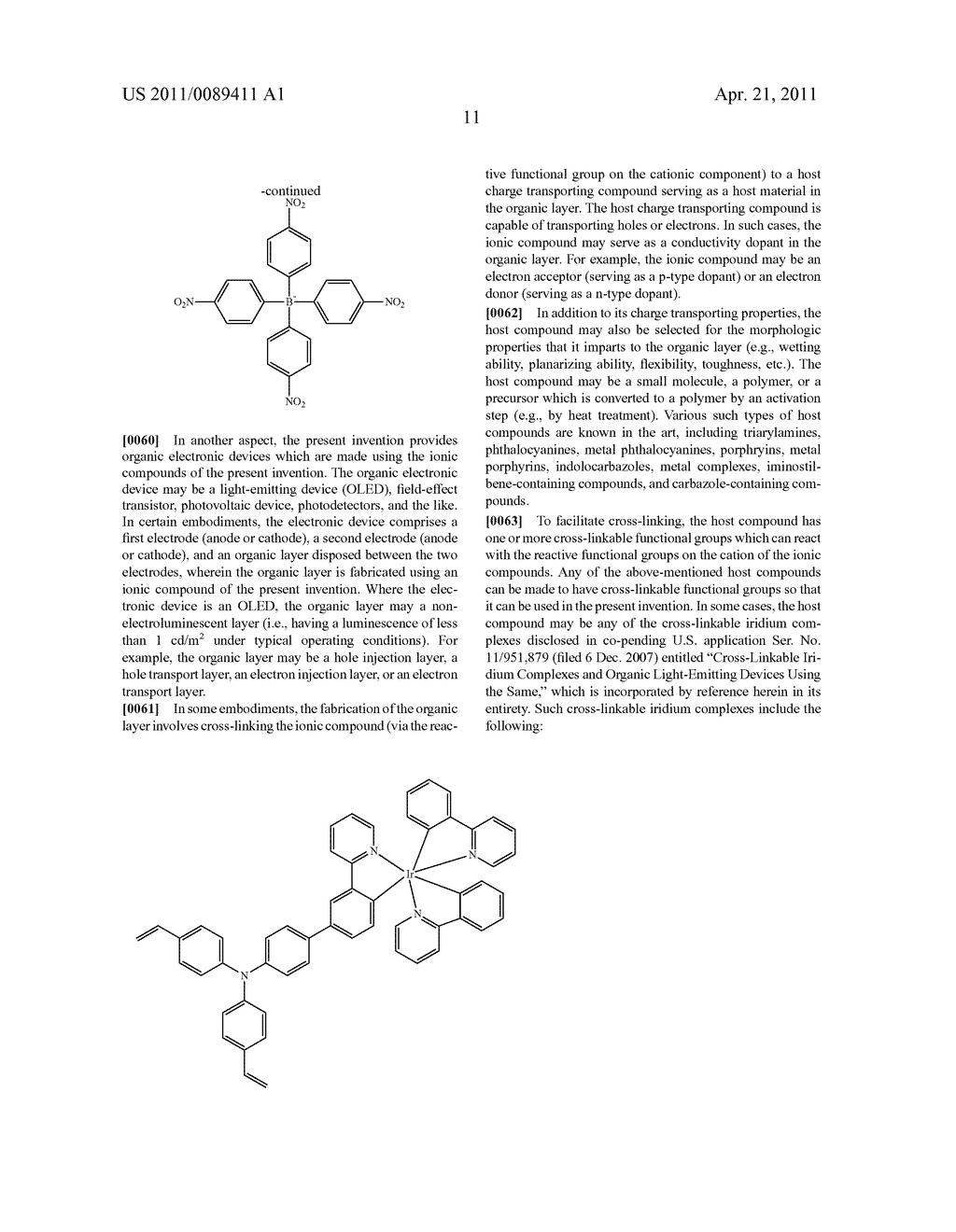 CROSS LINKABLE IONIC COMPOUNDS - diagram, schematic, and image 16