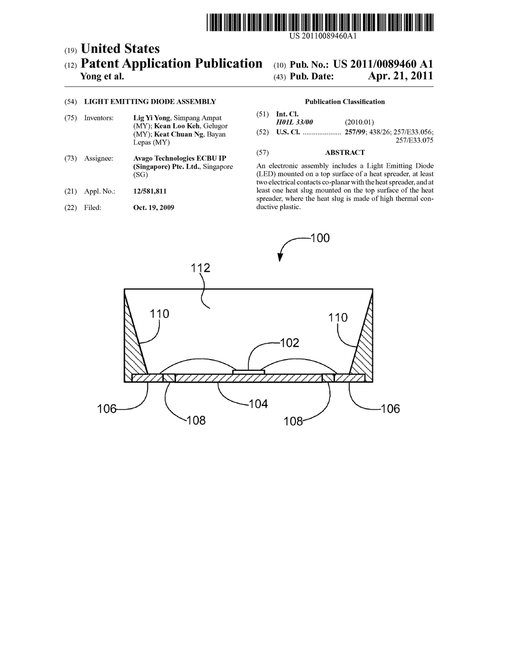 LIGHT EMITTING DIODE ASSEMBLY - diagram, schematic, and image 01