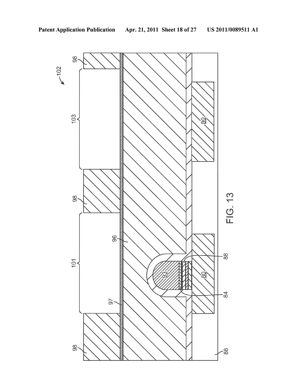 Magnetic Random Access Memory (MRAM) Manufacturing Process for a Small Magnetic Tunnel Junction (MTJ) Design with a Low Programming Current Requirement - diagram, schematic, and image 19