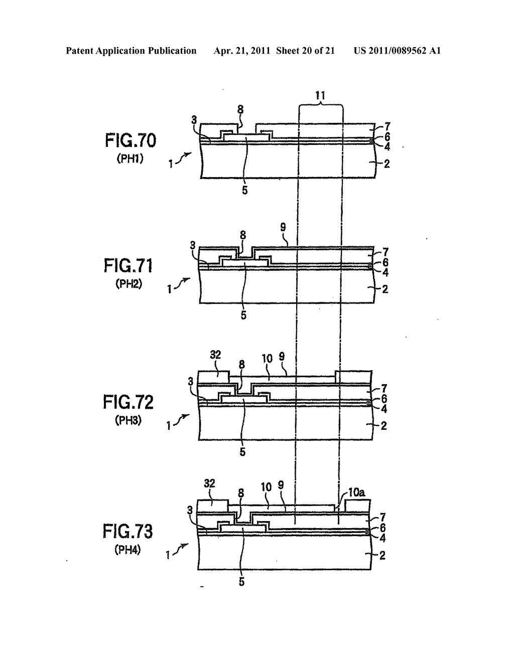 SEMICONDUCTOR DEVICE HAVING WAFER-LEVEL CHIP SIZE PACKAGE - diagram, schematic, and image 21