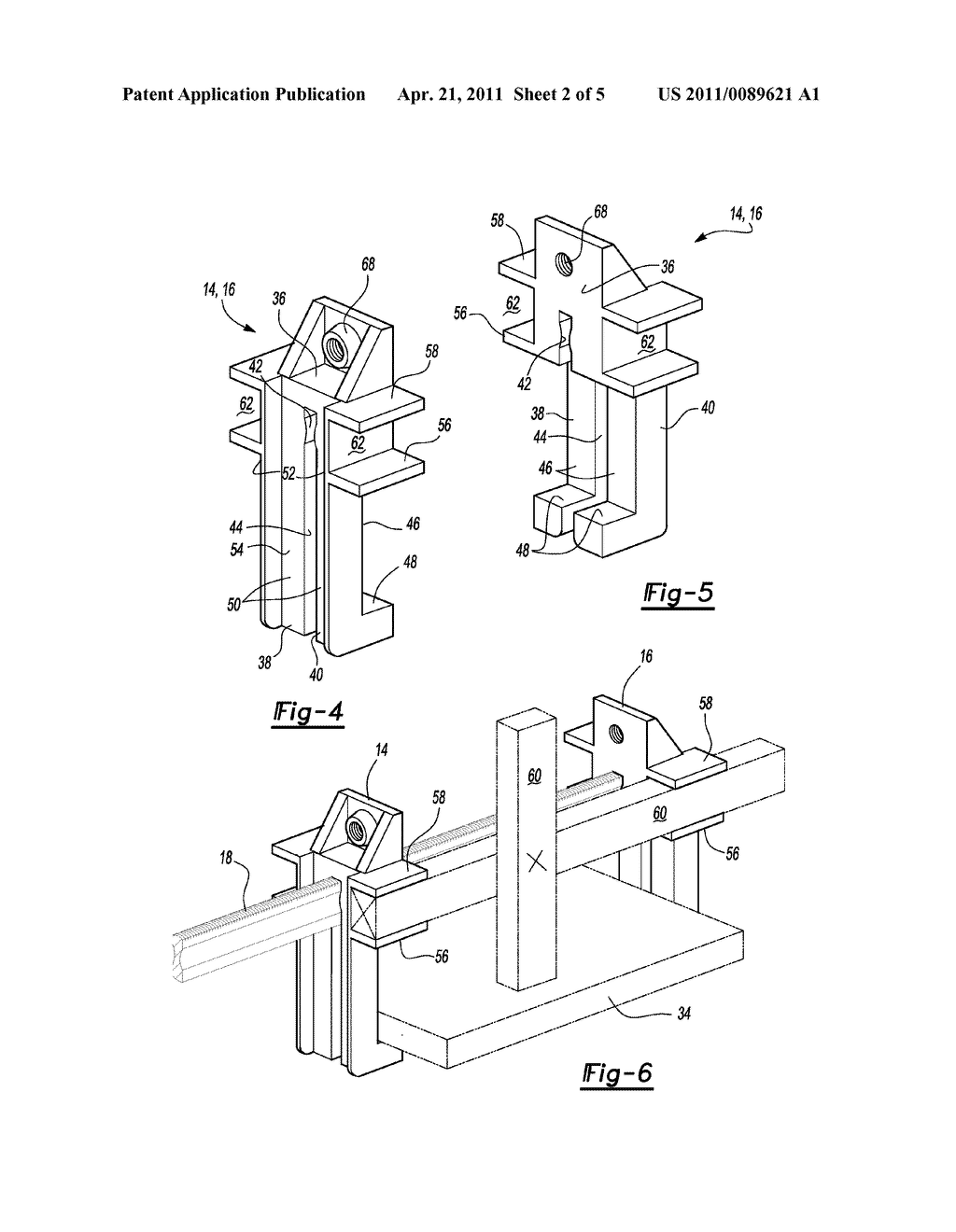BAR CLAMP ASSEMBLY AND WORKPIECE SUPPORT MEMBERS - diagram, schematic, and image 03
