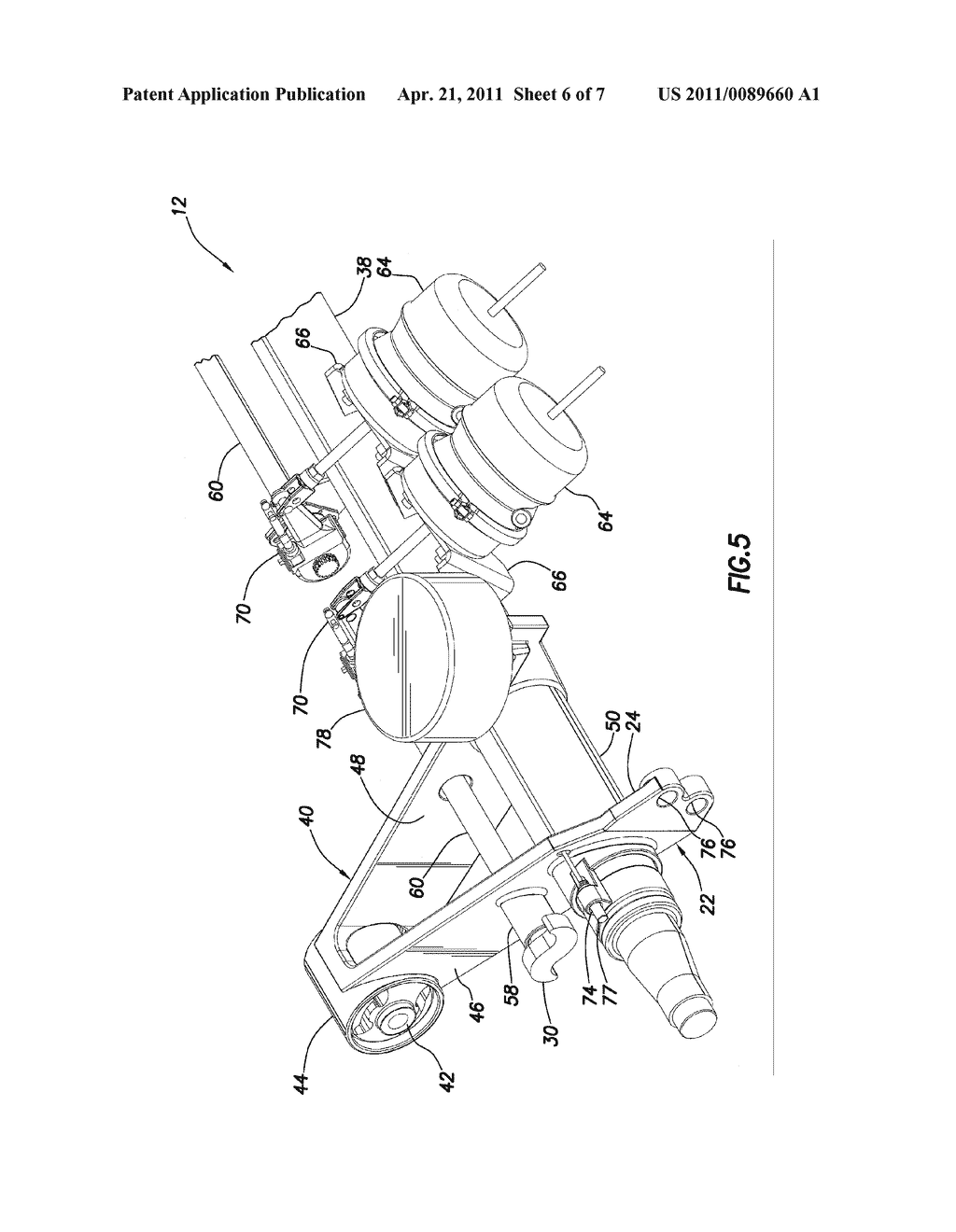 SUSPENSION SYSTEM WITH INTEGRATED BRAKE MOUNTING AND SUSPENSION ARM - diagram, schematic, and image 07