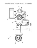 SUSPENSION SYSTEM WITH INTEGRATED BRAKE MOUNTING AND SUSPENSION ARM diagram and image