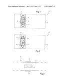 SECURITY SHEET INCLUDING A RIBBON PRESENTING A ZONE OF REDUCED OPACITY diagram and image