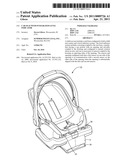 CAR SEAT WITH INTEGRATED LEVEL INDICATOR diagram and image