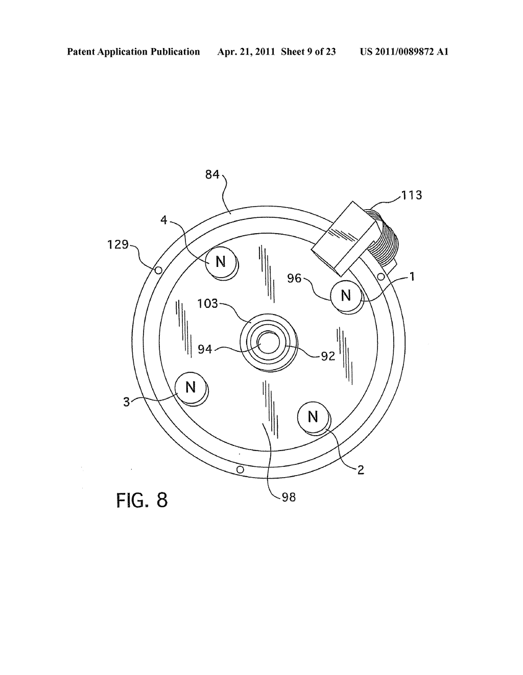 DIPOLAR AXIAL COMPRESSION PERMANENT MAGNET MOTOR - diagram, schematic, and image 10