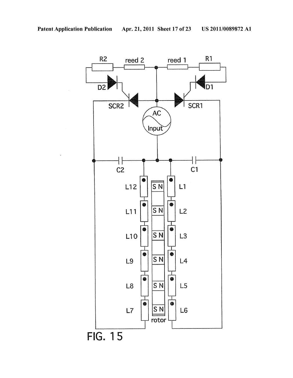 DIPOLAR AXIAL COMPRESSION PERMANENT MAGNET MOTOR - diagram, schematic, and image 18