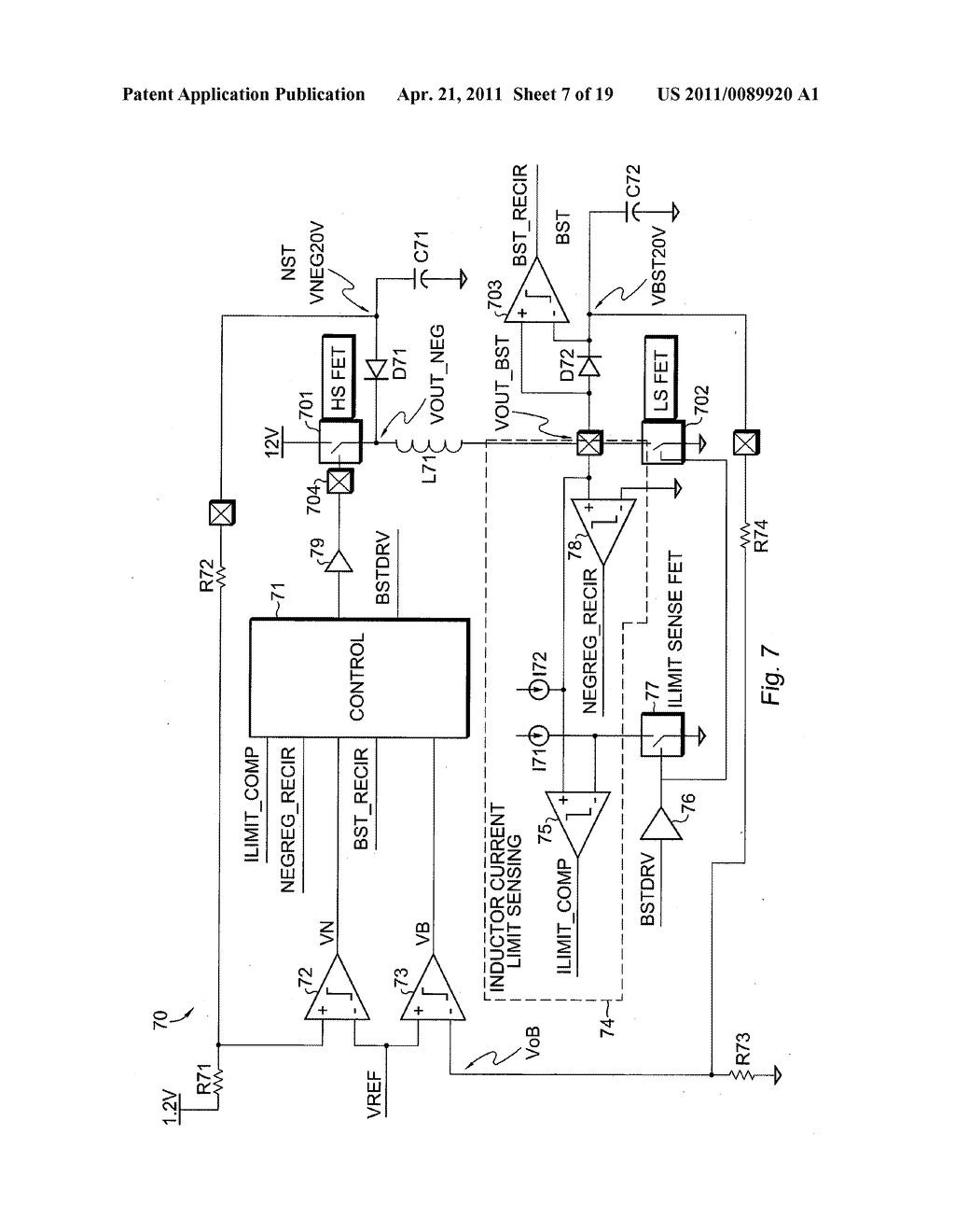 ARCHITECTURE OF CONTROLLING A DUAL POLARITY, SINGLE INDUCTOR BOOST REGULATOR USES AS A DUAL POLARITY SUPPLIES IN A HARDDISK DRIVE DUAL STAGE ACTUATOR (DSA) DEVICE - diagram, schematic, and image 08