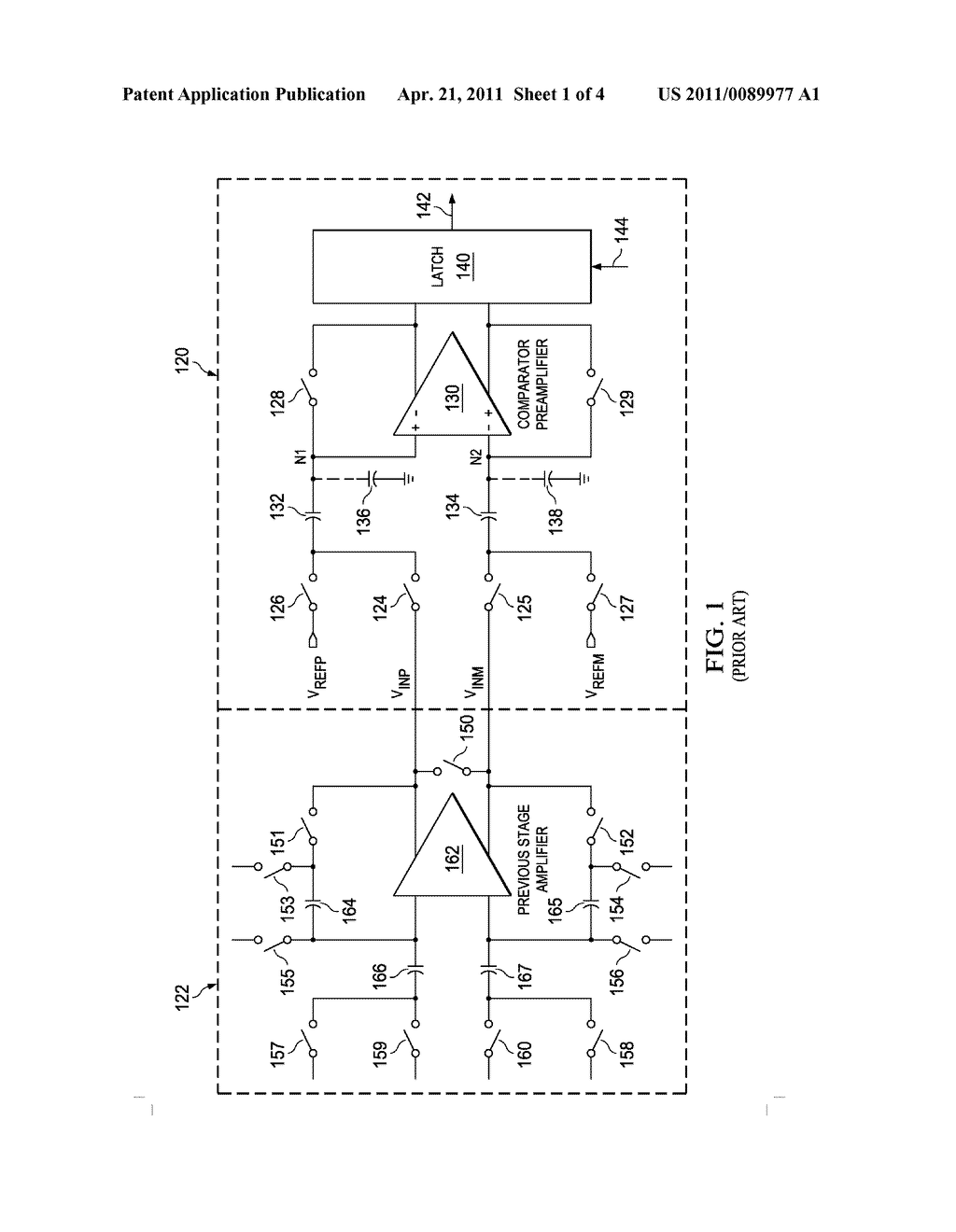 Systems and Methods of Low Offset Switched Capacitor Comparators - diagram, schematic, and image 02
