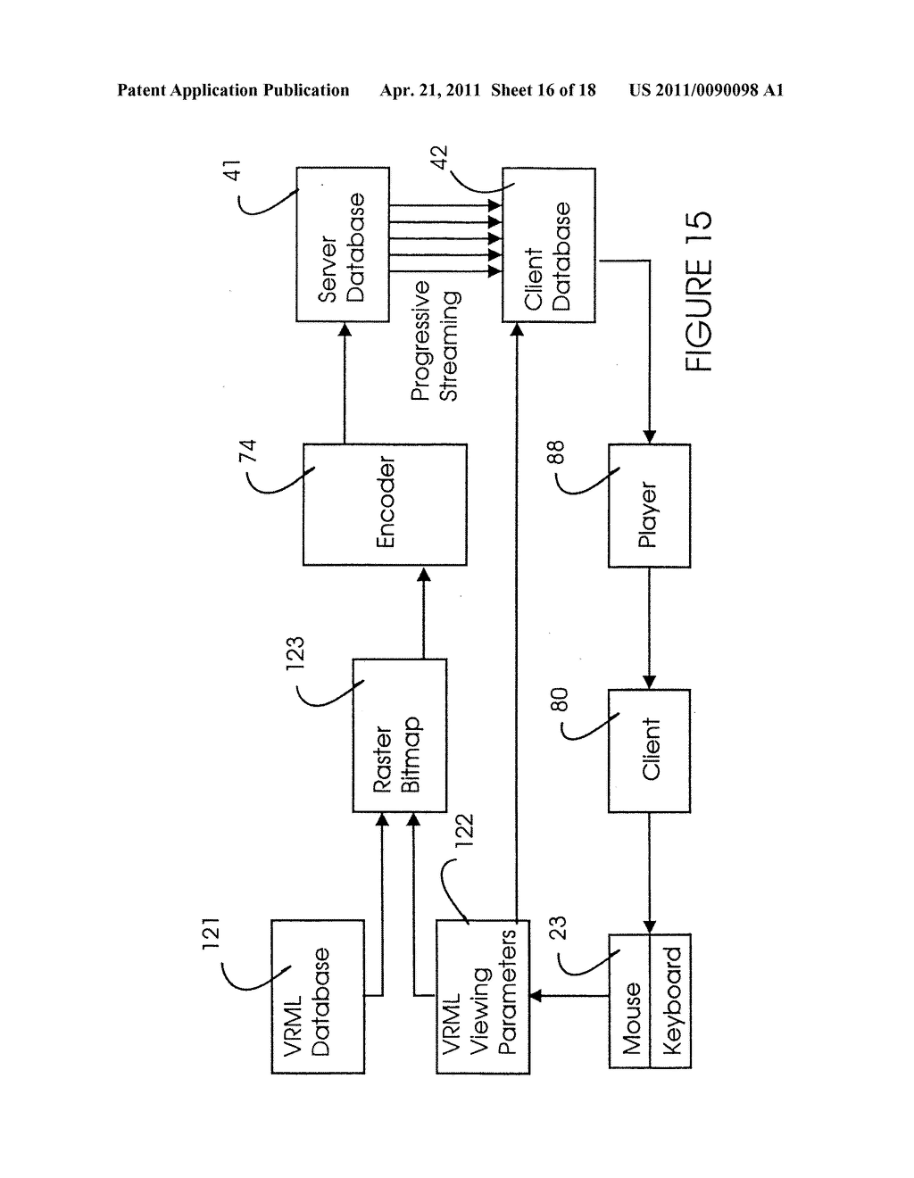 METHOD AND SYSTEMS FOR SCALABLE REPRESENTATION OF MULTIMEDIA DATA FOR PROGRESSIVE ASYNCHRONOUS TRANSMISSION - diagram, schematic, and image 17