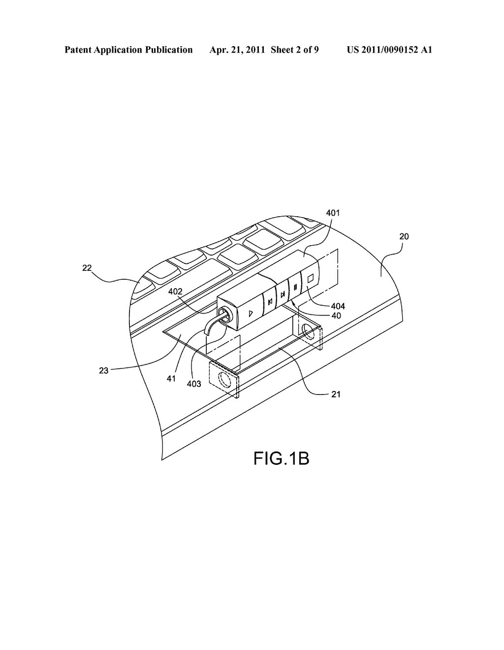 PORTABLE ELECTRONIC DEVICE WITH SWITCHABLE INPUT/OUTPUT PORTIONS - diagram, schematic, and image 03